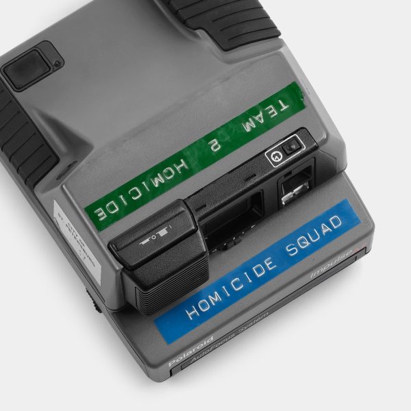 Polaroid 600 Impulse Autofocus Grey Homicide Squad Instant Film Camera Online now - Image 2
