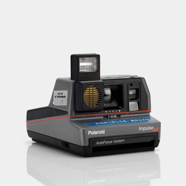 Polaroid 600 Impulse Autofocus Grey Homicide Squad Instant Film Camera Online now