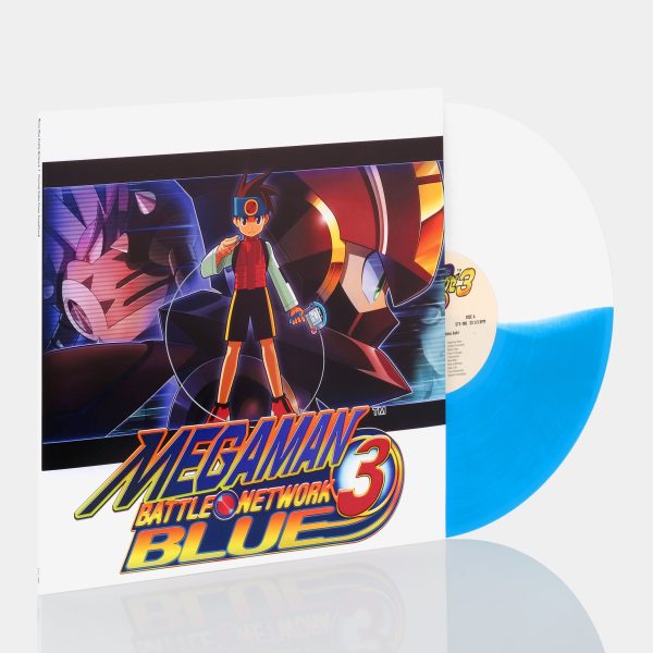 Yoshino Aoki - Mega Man Battle Network 3 (Original Video Game Soundtrack) LP Blue & White Split Vinyl Record Discount