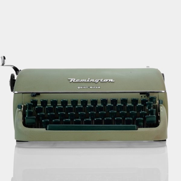 Remington Quiet-Riter Green Manual Typewriter and Case Discount - Image 3