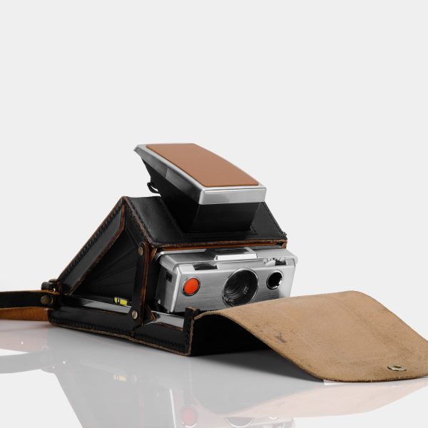 Polaroid SX-70 Black Leather Ever-Ready Style Folding Camera Case Sale - Image 2