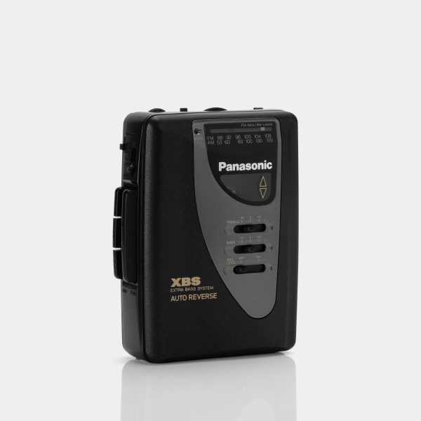 Panasonic RQ-V156 Auto Reverse AM FM Portable Cassette Player For Sale - Image 4
