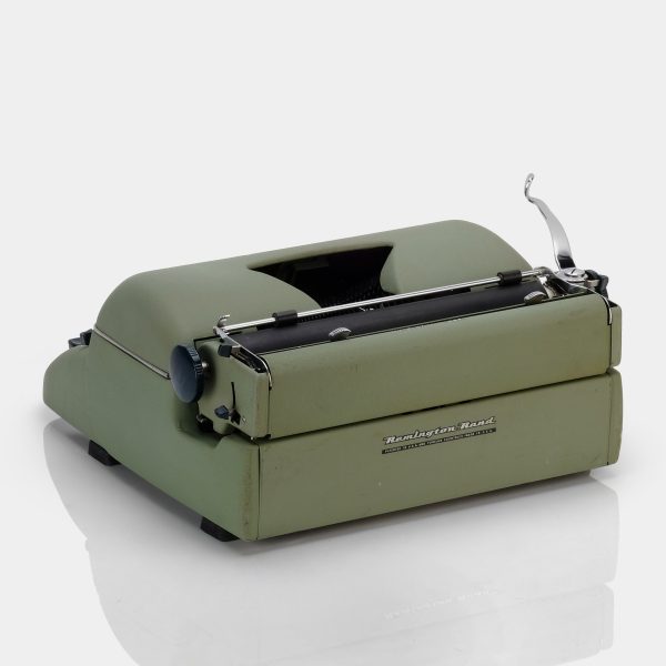 Remington Quiet-Riter Green Manual Typewriter and Case Discount - Image 5
