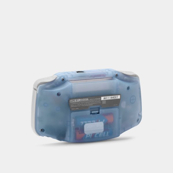 Nintendo Game Boy Advance Transparent Light Blue Glow In The Dark Game Console With Backlit Screen Discount - Image 3