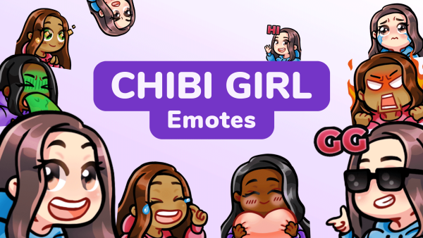 Chibi Girl Emotes Hot on Sale