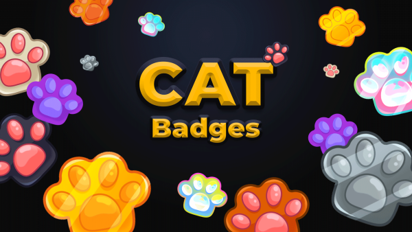Cat Badges Cheap