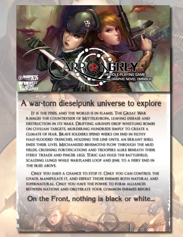 Carbon Grey RPG Core Rulebook (Pre-Order) Cheap - Image 5