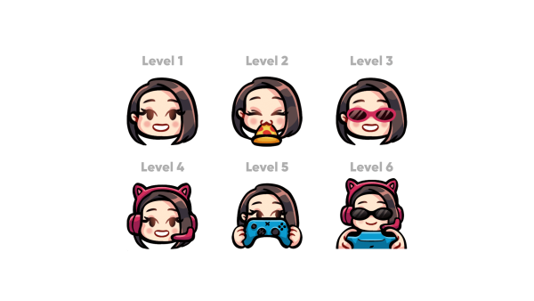 Chibi Girl Badges Cheap - Image 2