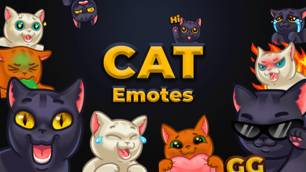 Cat Emotes Online now