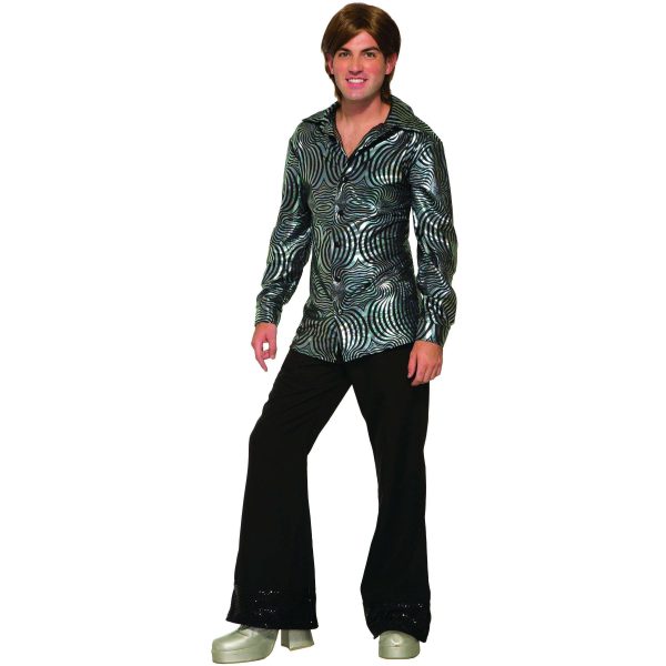 Disco Boogie Down Adult Costume Shirt Cheap
